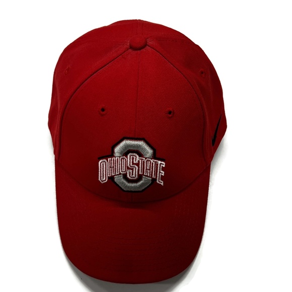 Nike Ohio State Hat Cap Red Dri Fit Legacy 91 Adjustable - Picture 4 of 9